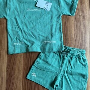 NWT Zara 4Y Shorts Set